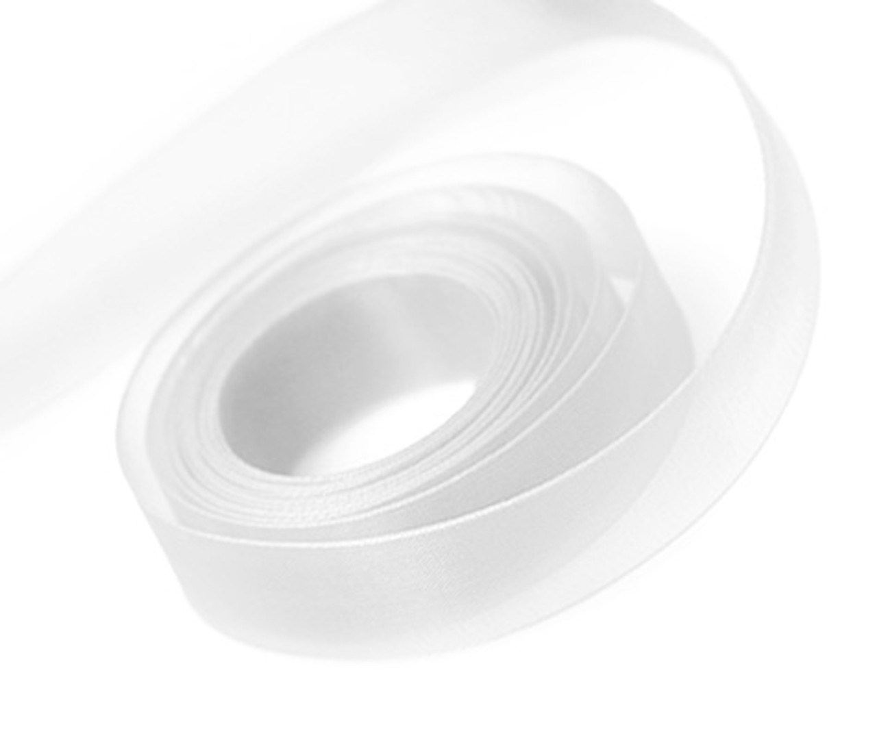 White Chiffon Sheer Ribbon 1/4" x 100 yds.