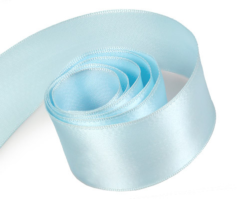 Light Blue Luscious (wire edged) 1-1/2" x 50 yd. Ribbon