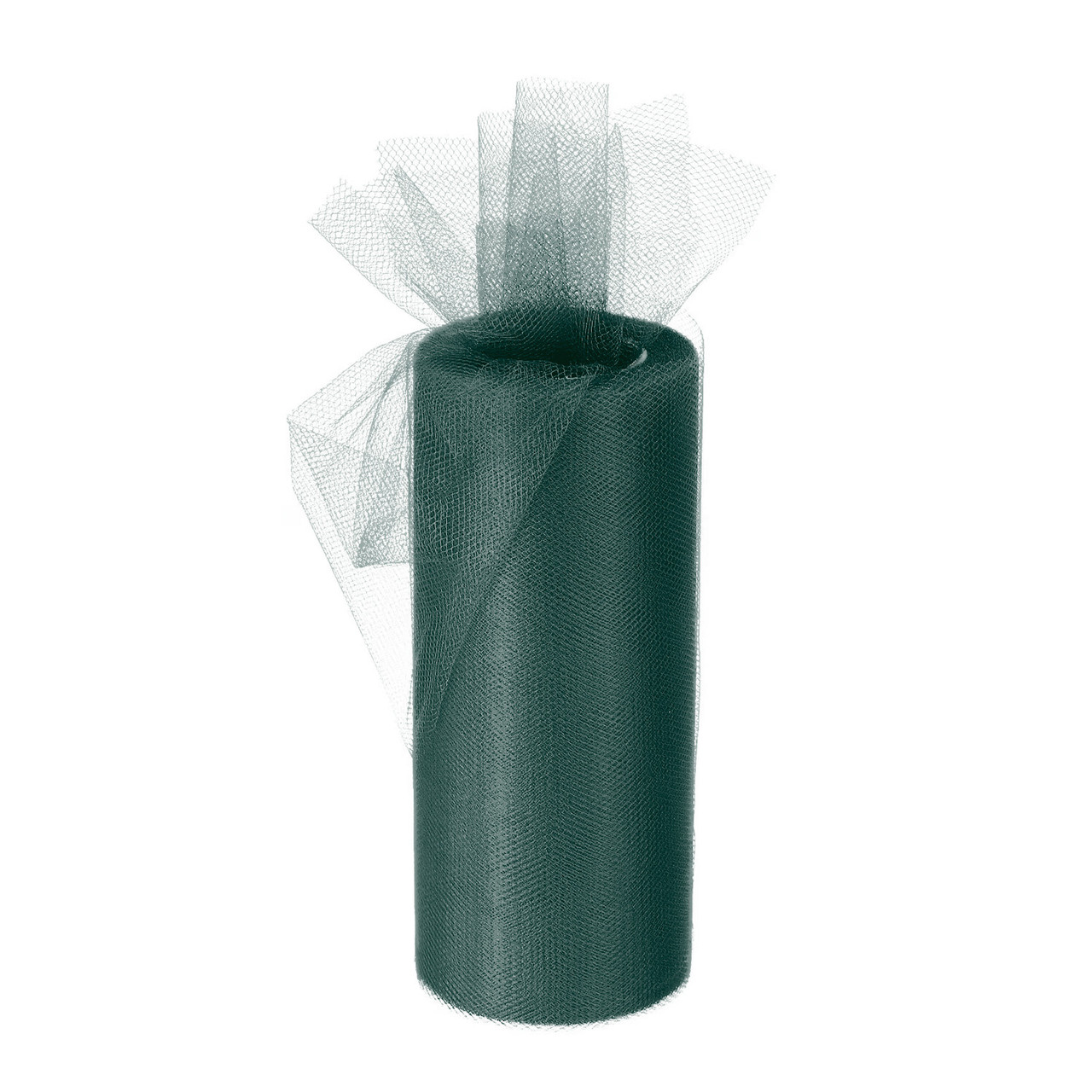 Emerald Green Tulle Fabric Ribbon 6" x 25 yds.