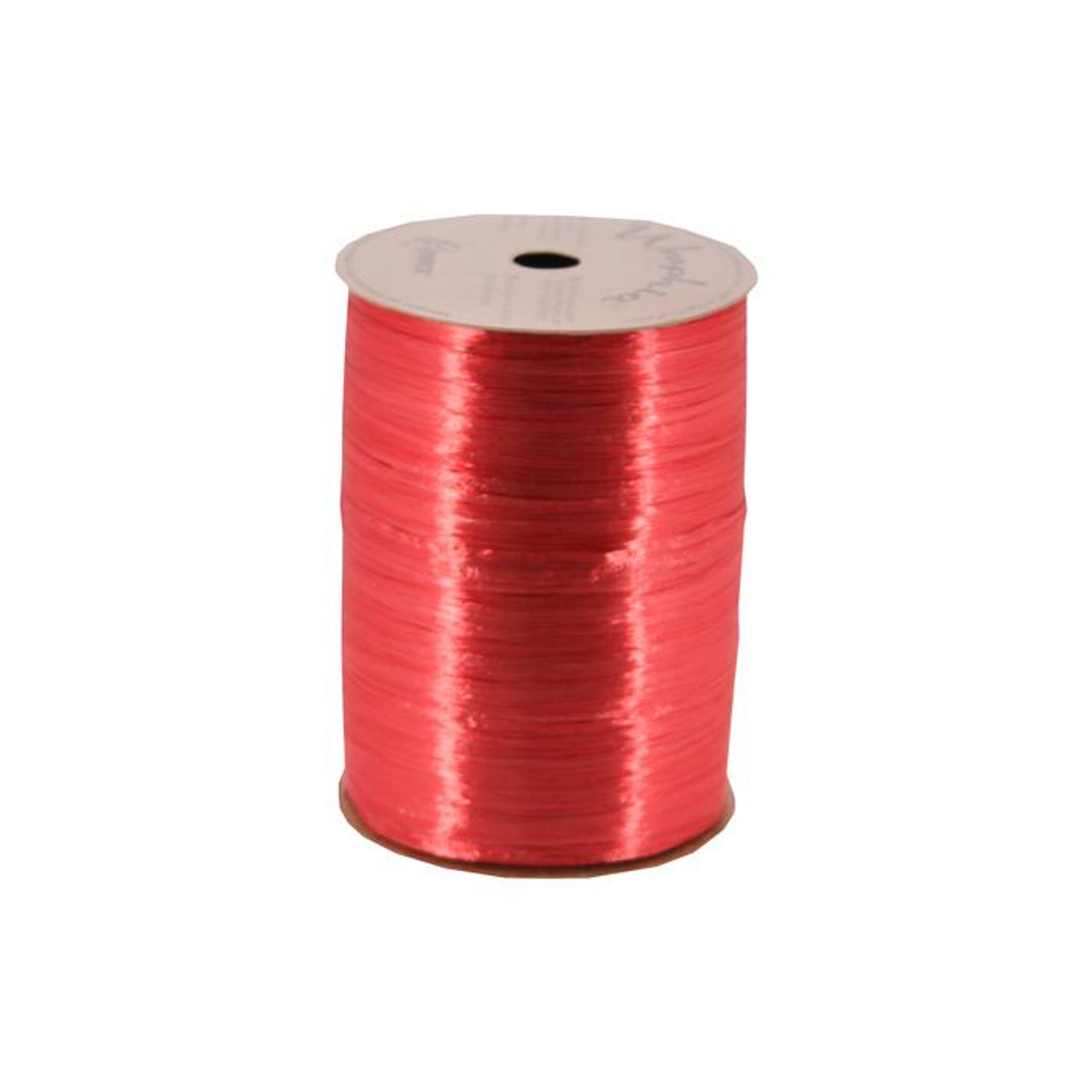 Berwick Imperial Red Pearlized Wraphia Ribbon 100 yds/spool