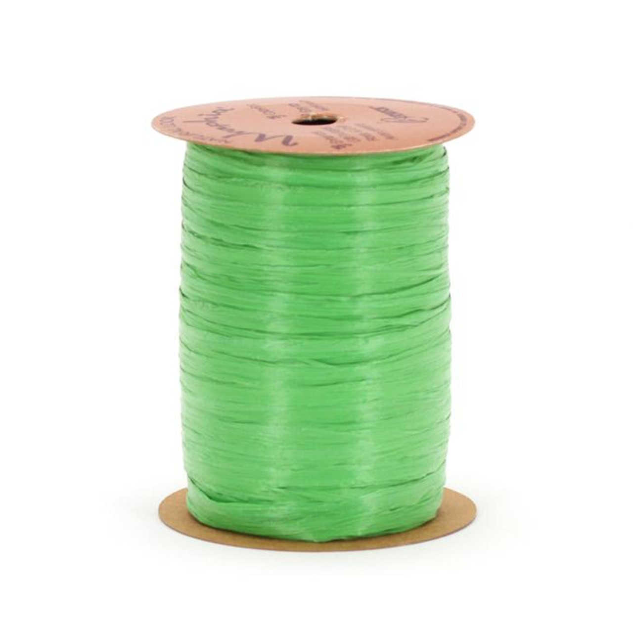 Berwick Apple Green Wraphia Ribbon 100 yds/spool