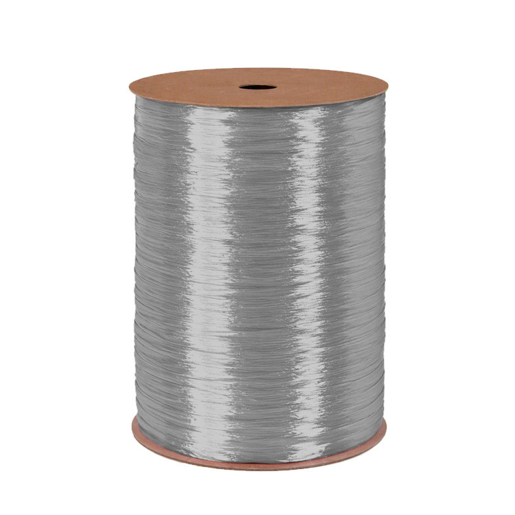 Berwick Silver Pearlized Wraphia Ribbon 100 yds.