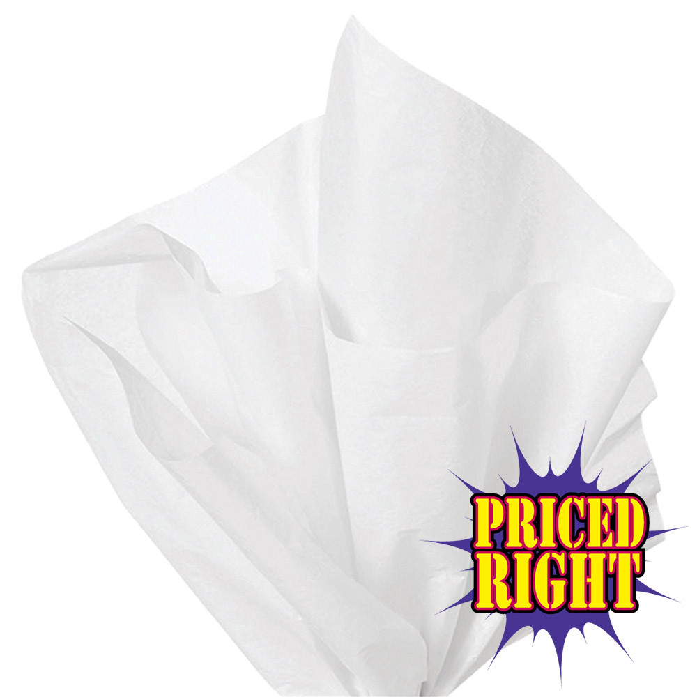 Priced Right White Tissue Paper 20” x 30”