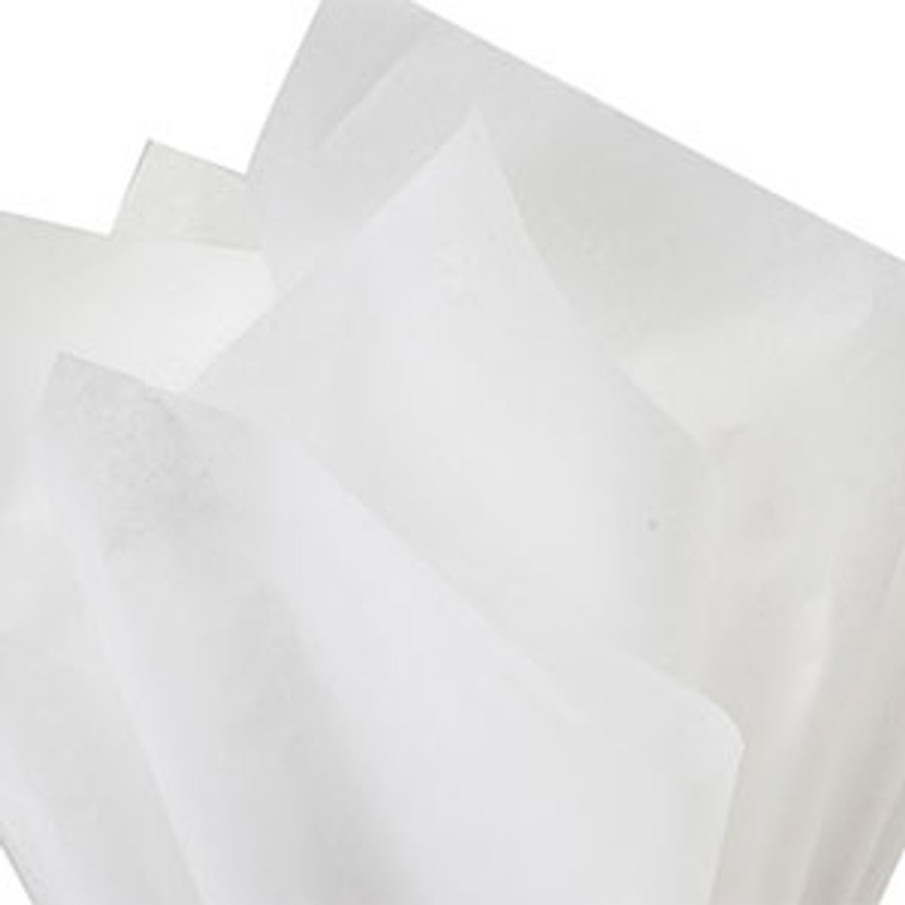 18" x 24" WHITE Waxed Tissue Paper per 480 sheets