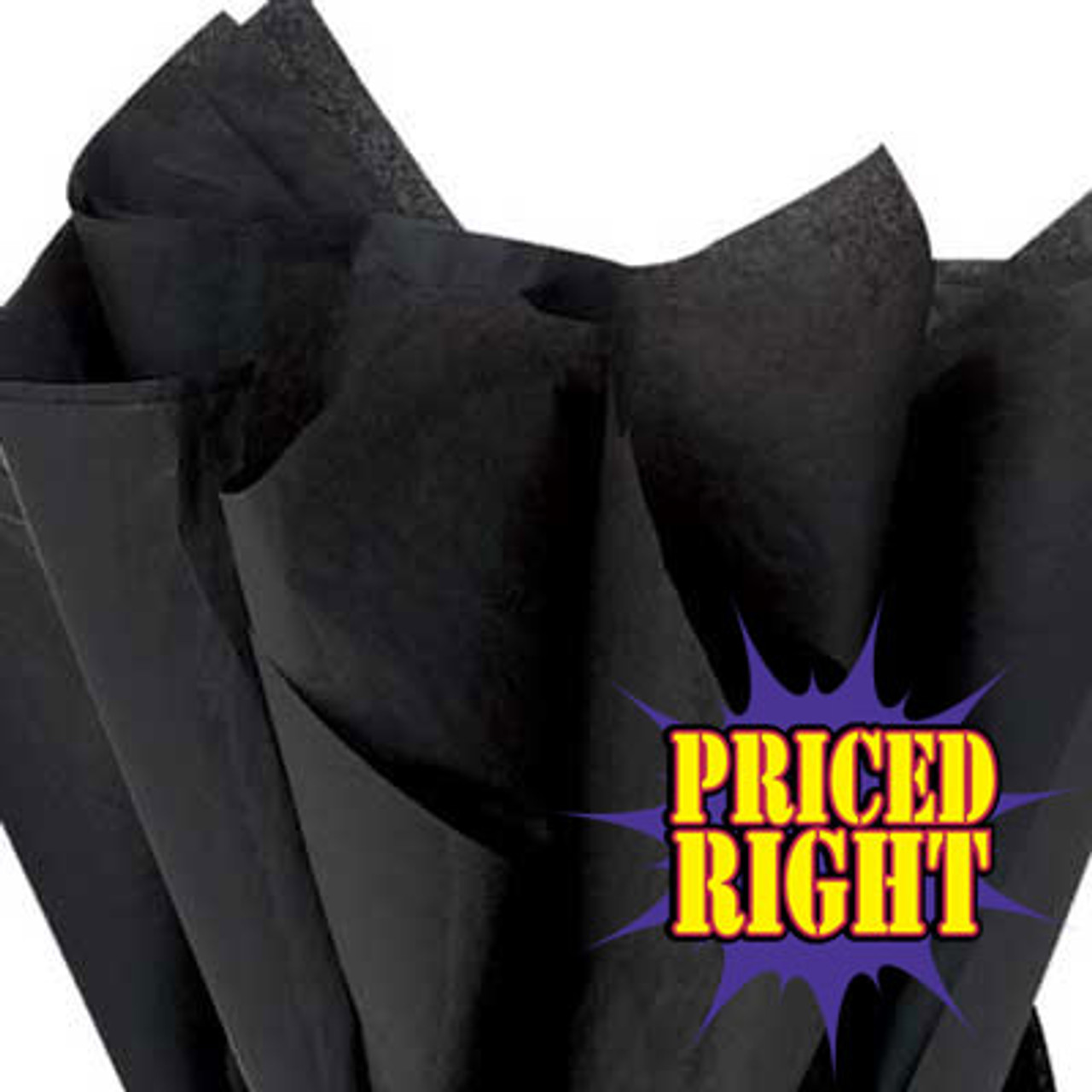 Black Priced Right Coloured Tissue Paper 20x30- Ream 480 Sheets