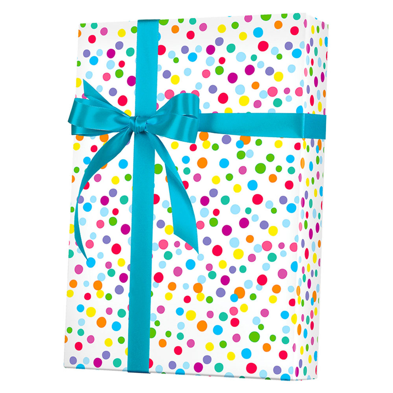 24" x 200' Ditty Dots Gift Wrap