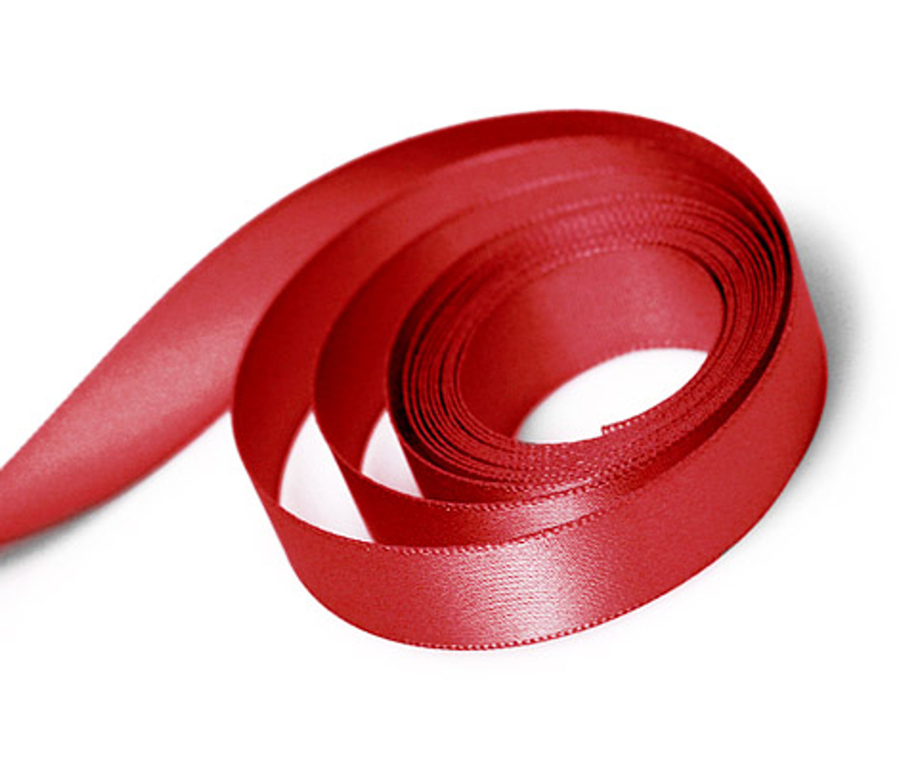 Red Single Face Satin Ribbon 1-1/2" x 50 yards