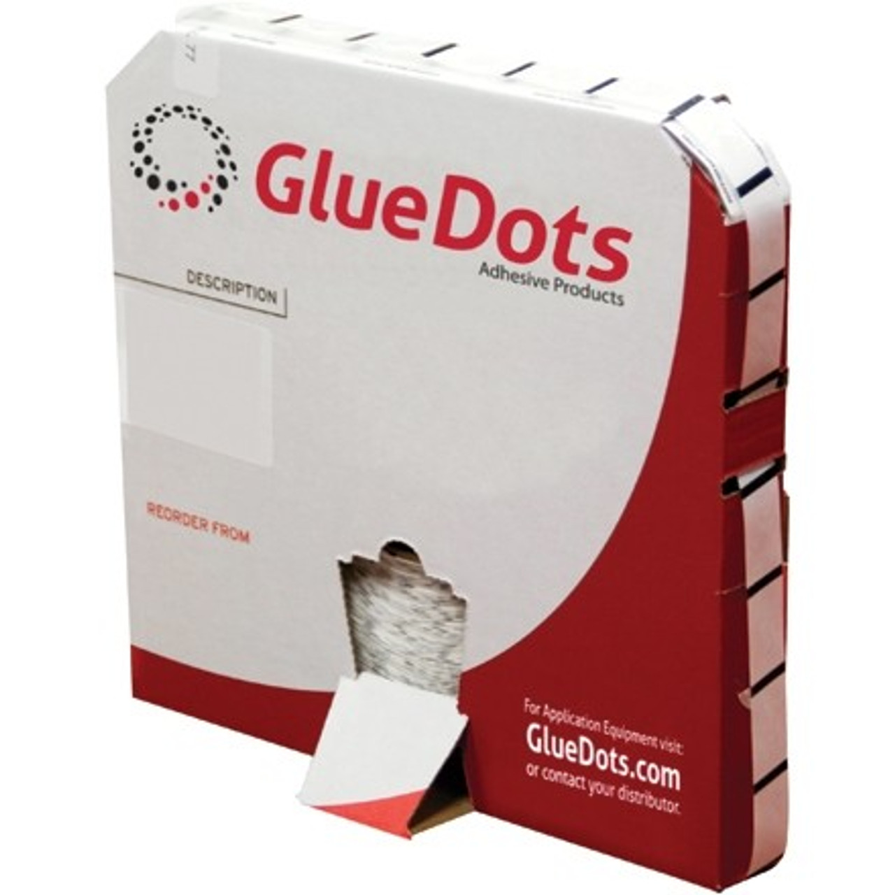1/2" Medium Profile High Tack Glue Dots - box of 2000 dots