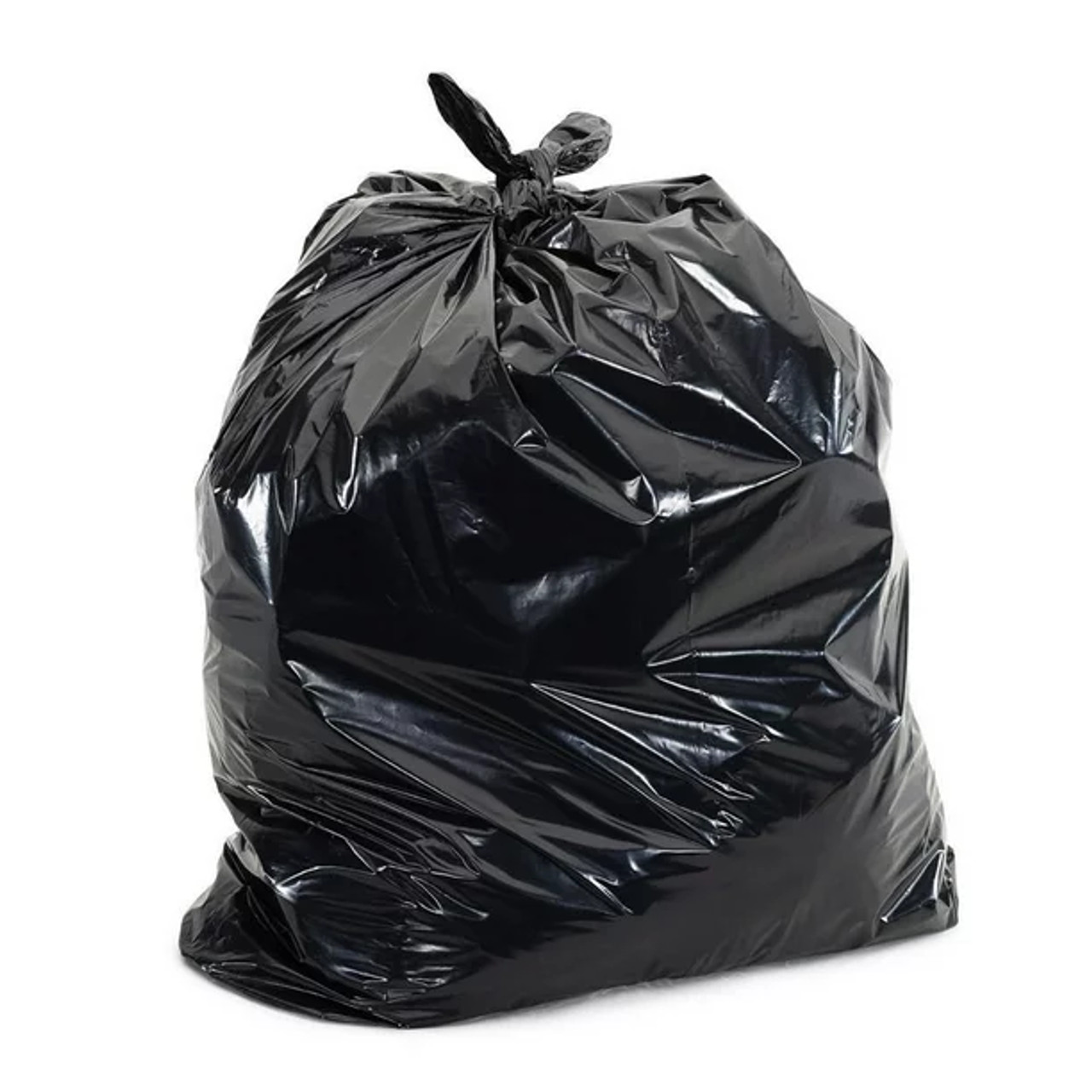 22" x 24" Black Industrial Garbage Bags