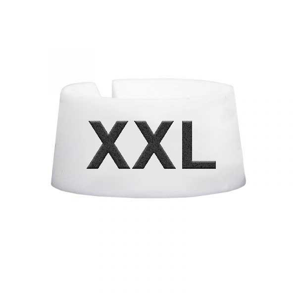 XXL Size Markers White with Black Print