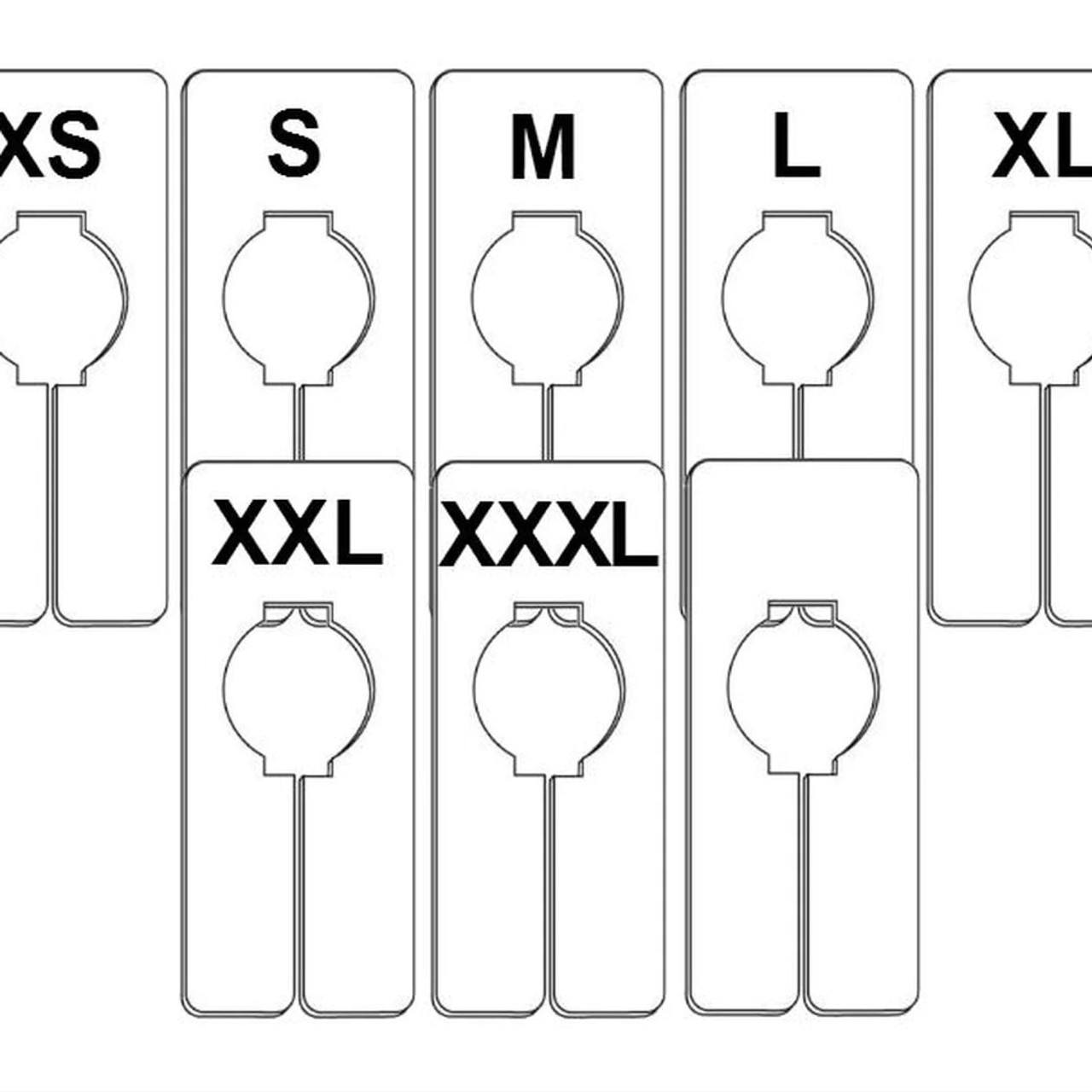 S Rectangle Size Divider Ring