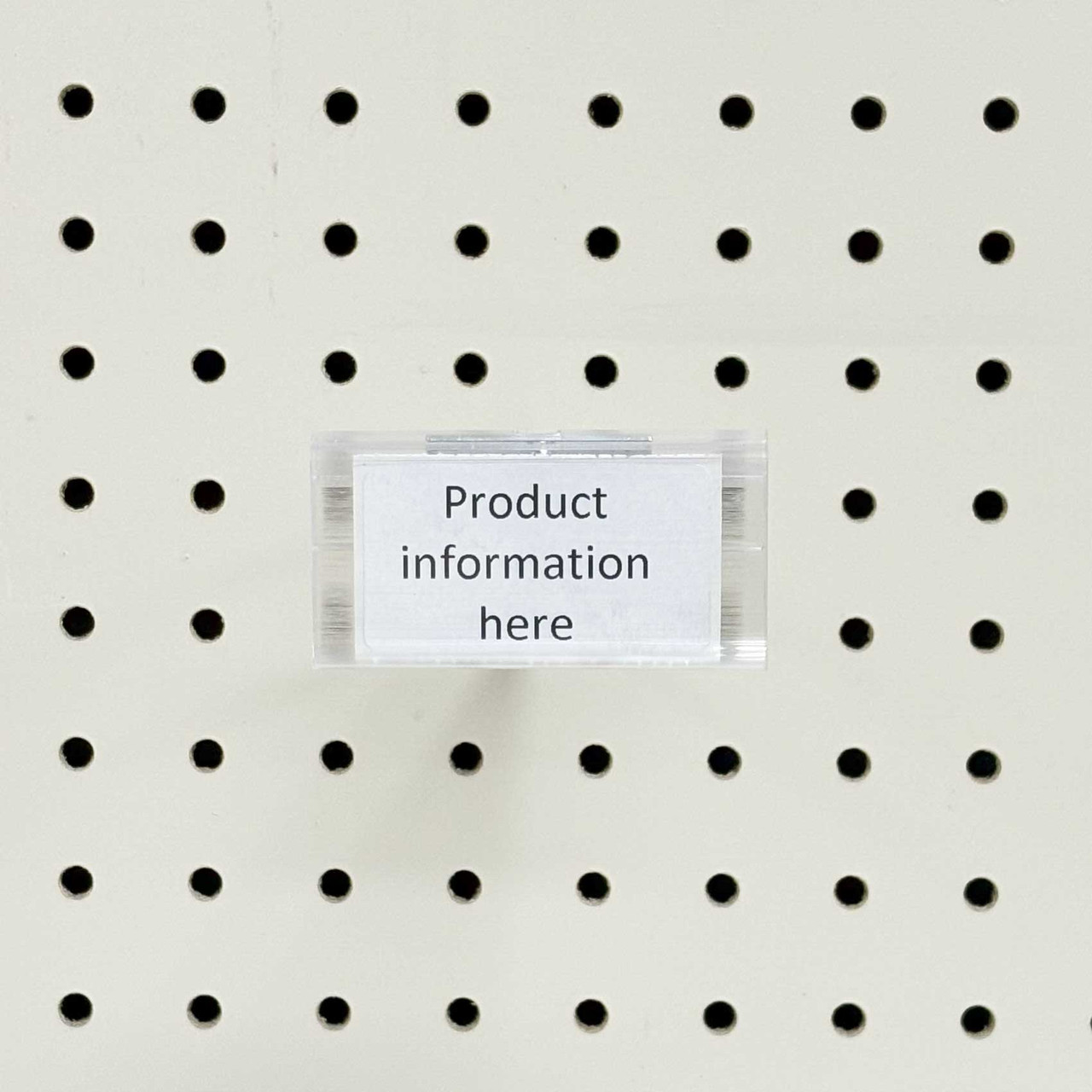 3" wide Flip Scan Label Holders