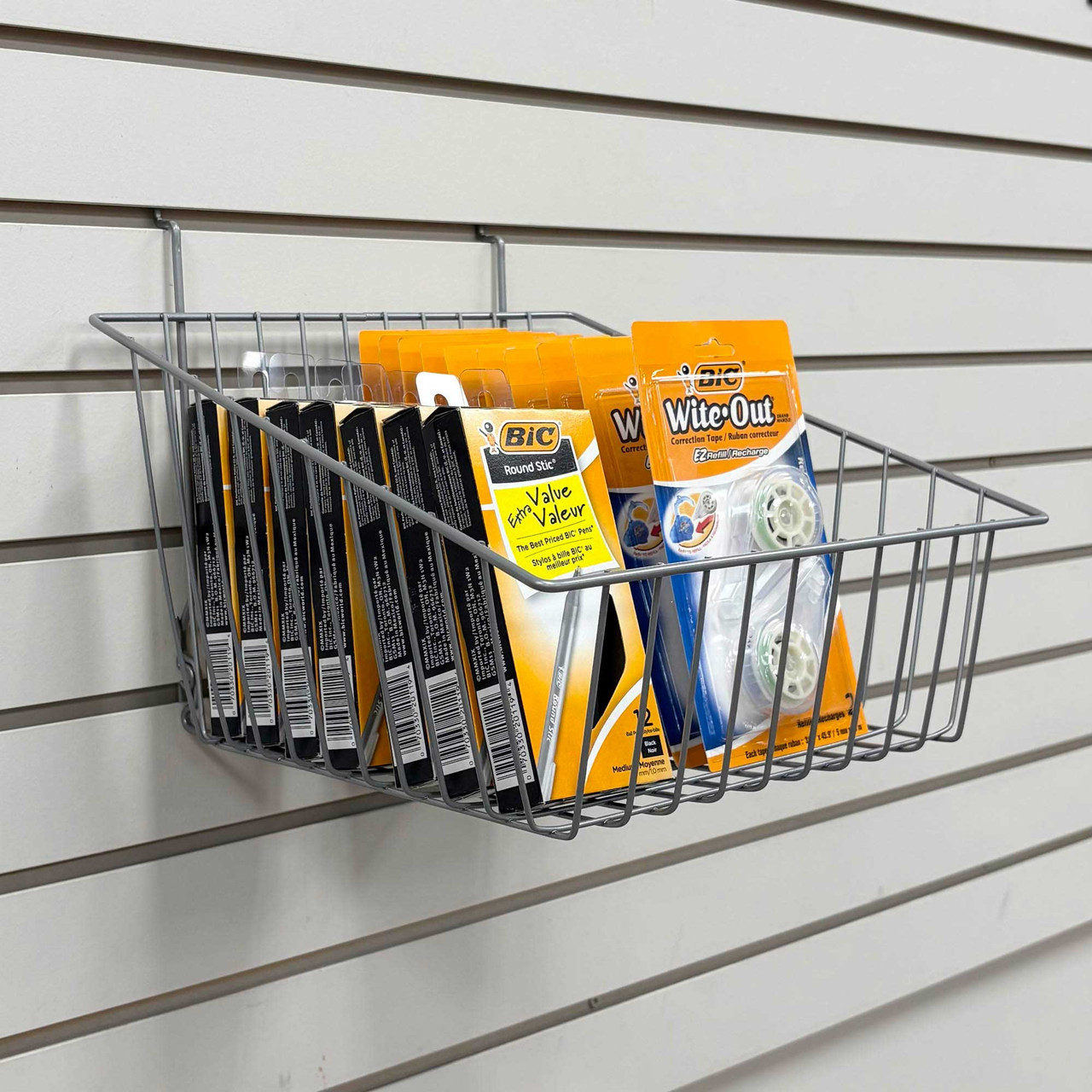 Silver BSK14 Universal All Purpose Basket 12"l x 12"w x 8"h x 4"f