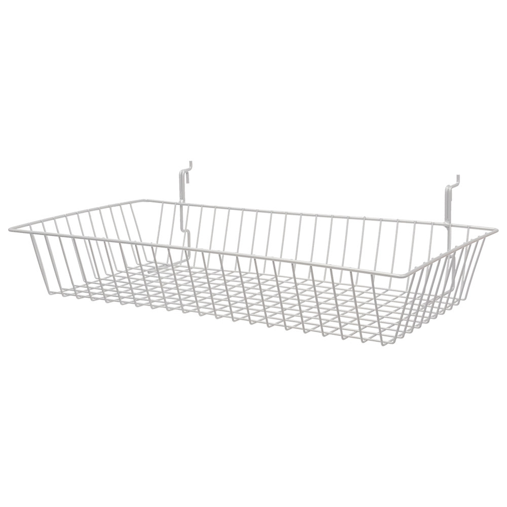 White BSK11 Universal All Purpose Basket 24"l x 12"d x 4"h