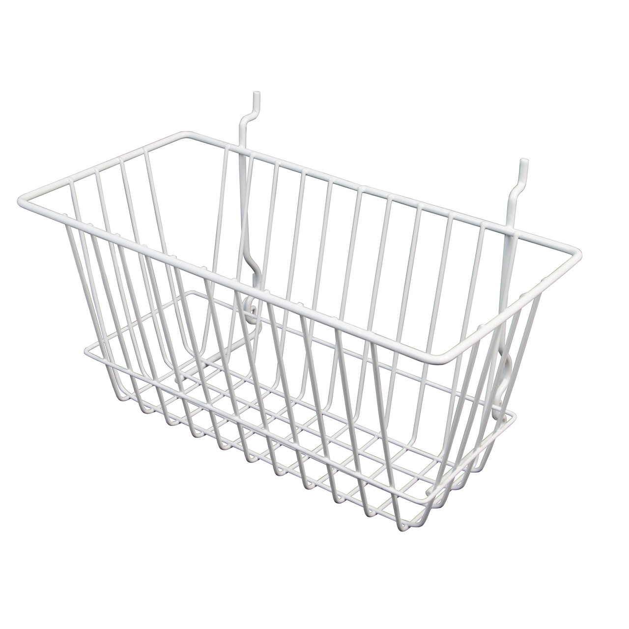 White BSK17 Universal All Purpose Basket 12" w x 6" d x 6" h - ea.