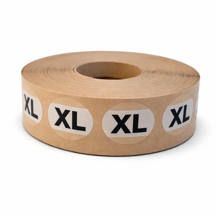 XL Clear Round Adhesive Labels
