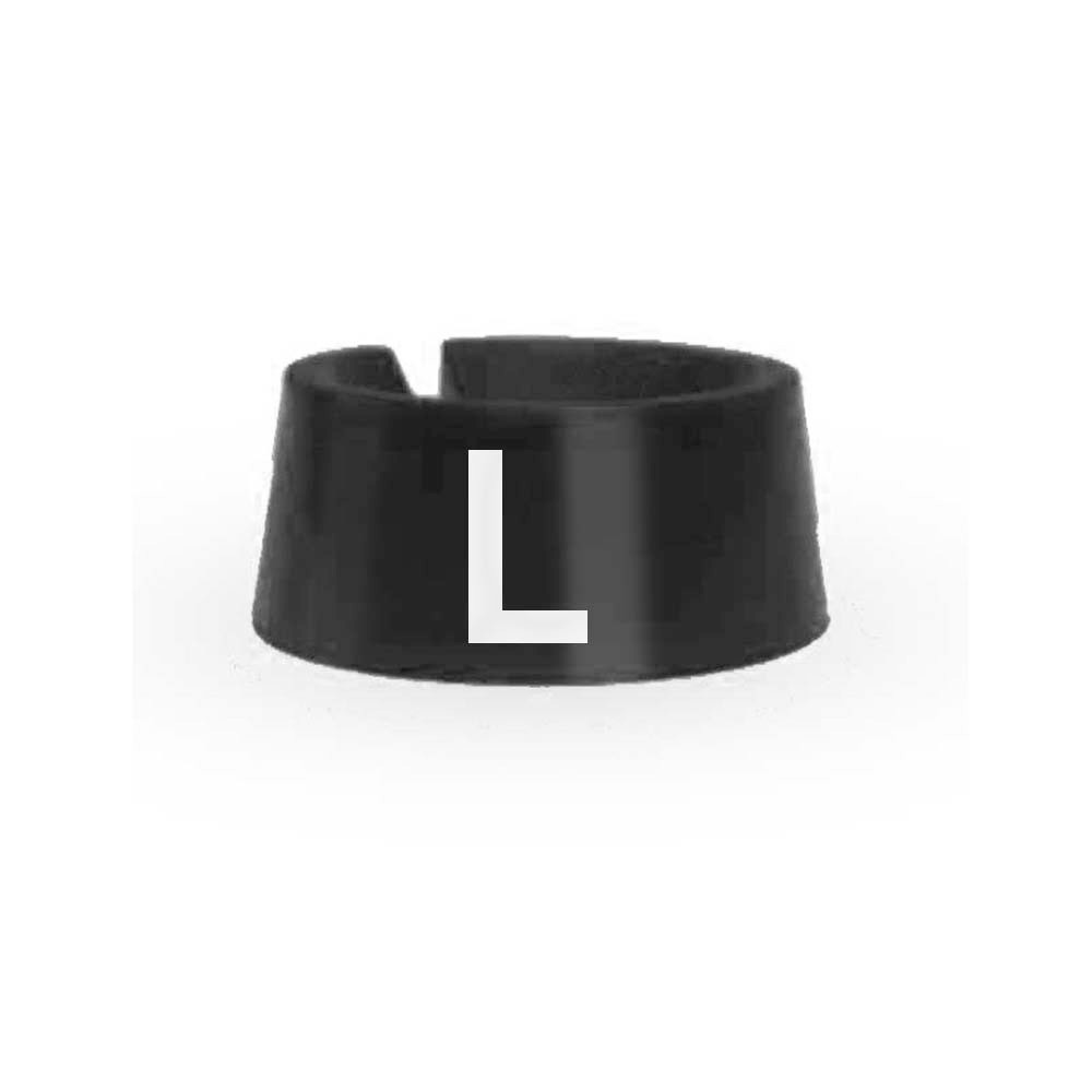 L Size Markers Black with White Print