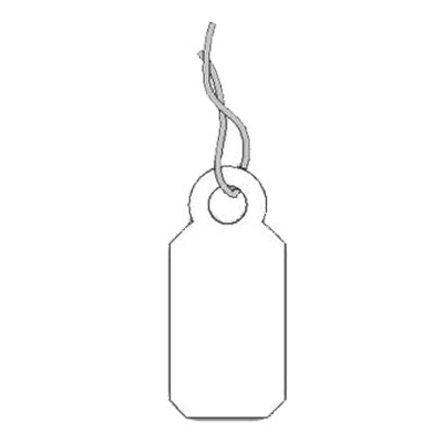 pkg of 100 T85J Jewellery Tags