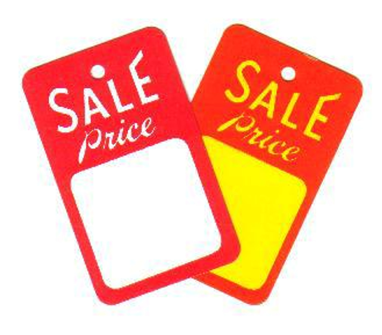 CTL2Y - Red & Yellow Sale Tags