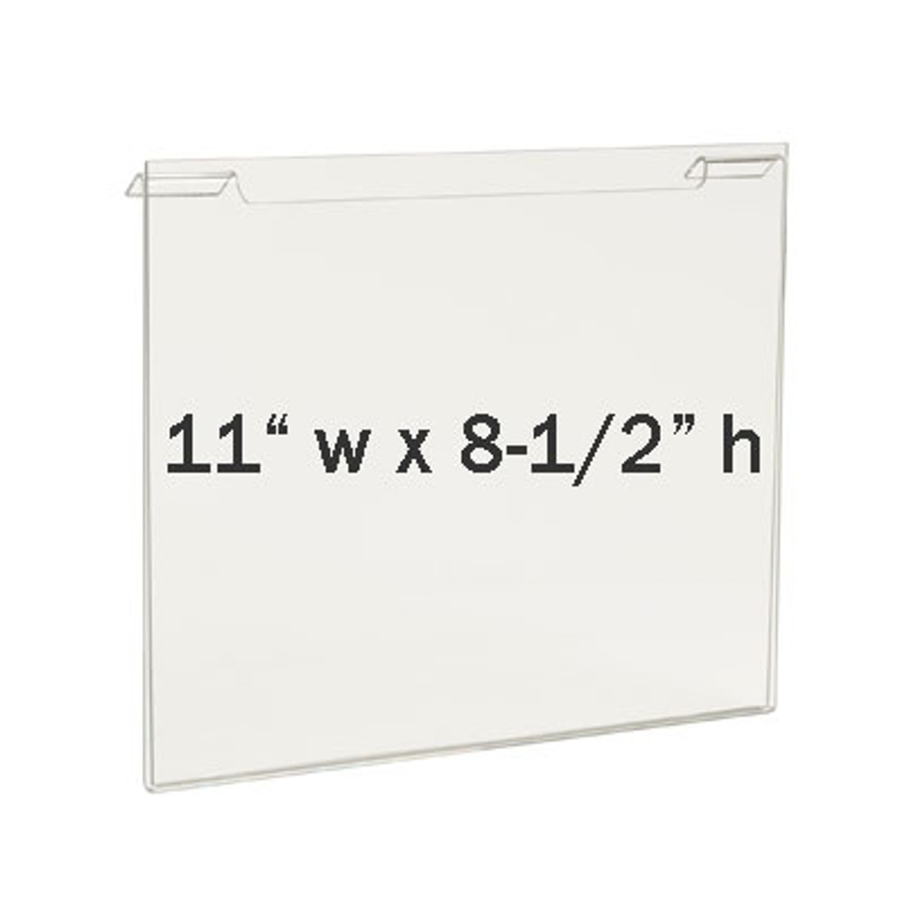 HP/SG811H 11"w x 8-1/2"h Sign Holder for Slatwall/Gridwall