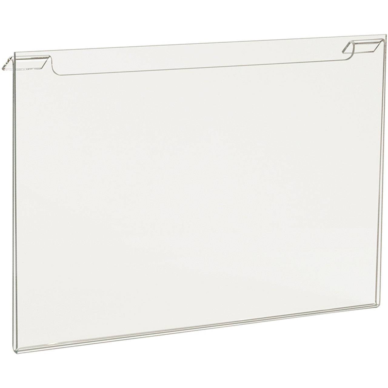 HP/SG711H Acrylic 7" x 11" Sign Holder for Slatwall/Gridwall