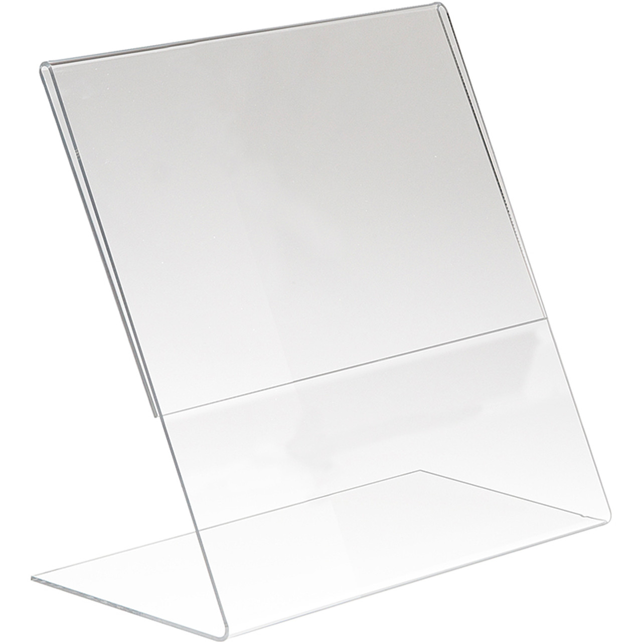 HP/CT811V-SB Slanted Acrylic 8-1/2" x 11" Sign Holder