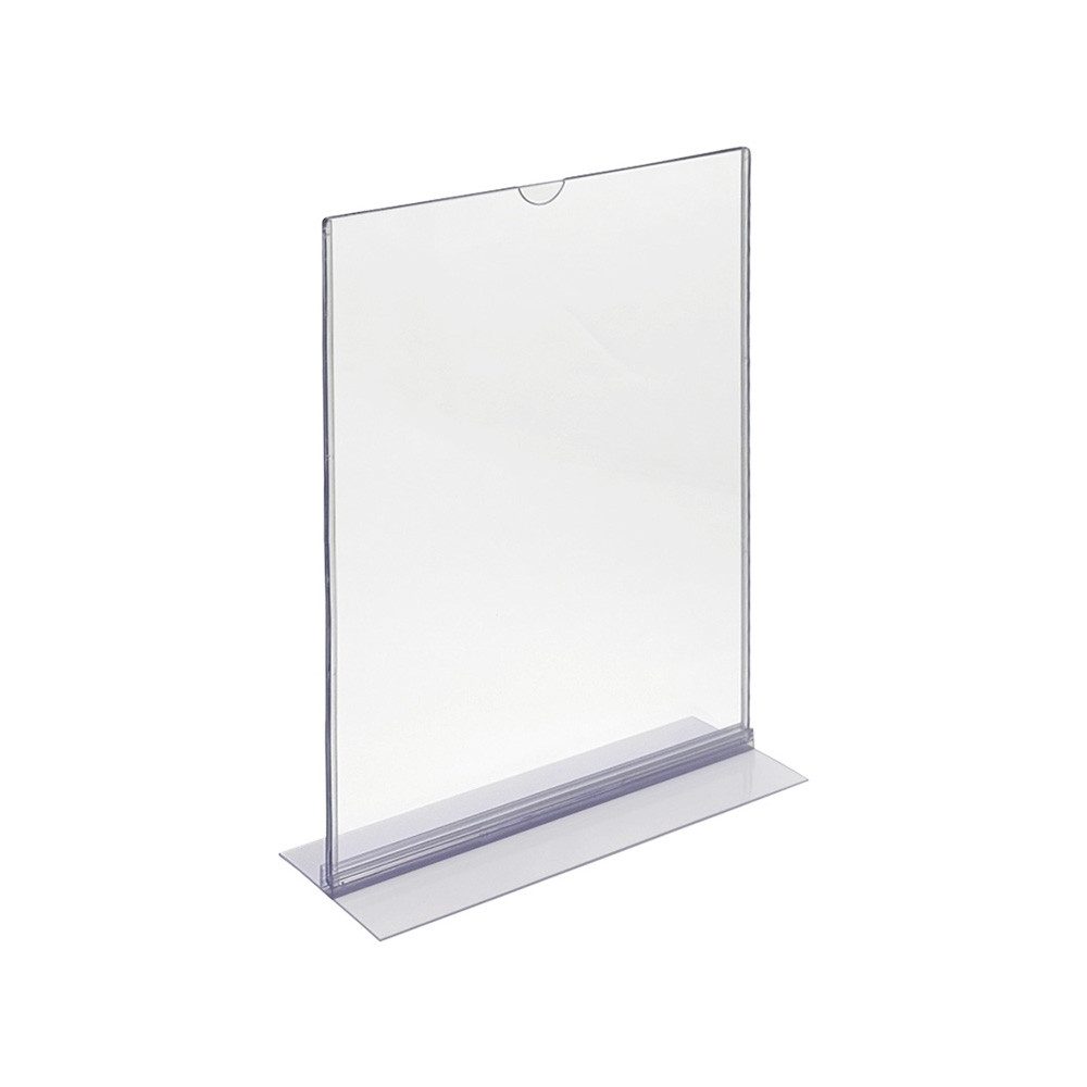 5"w x 7"h Top Loading Acrylic Straight Sign Holder
