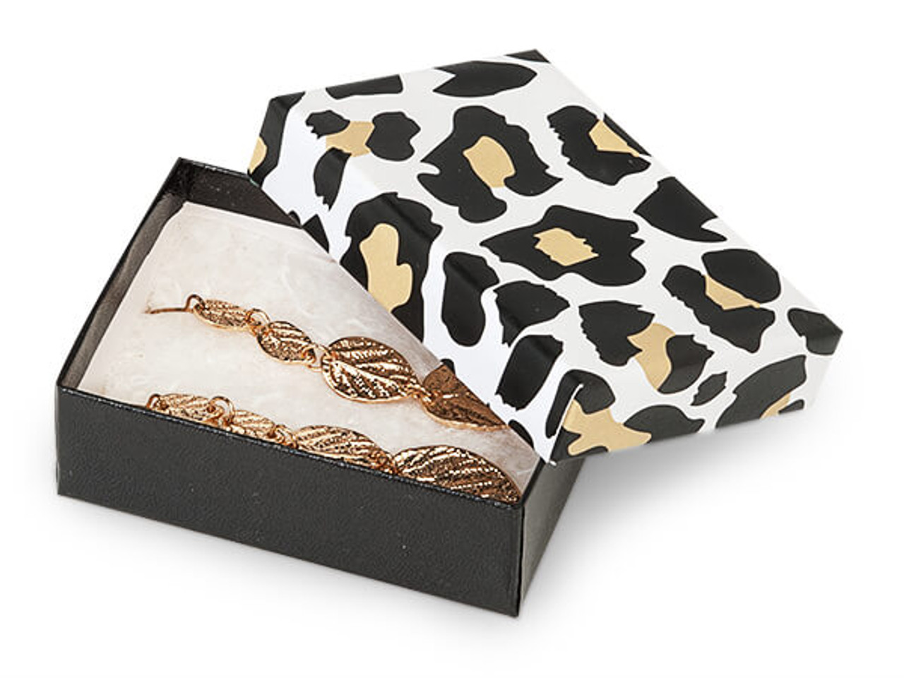 Golden Leopard #32 Premium 3-1/16"x2-1/8"x1" Jewellery Box