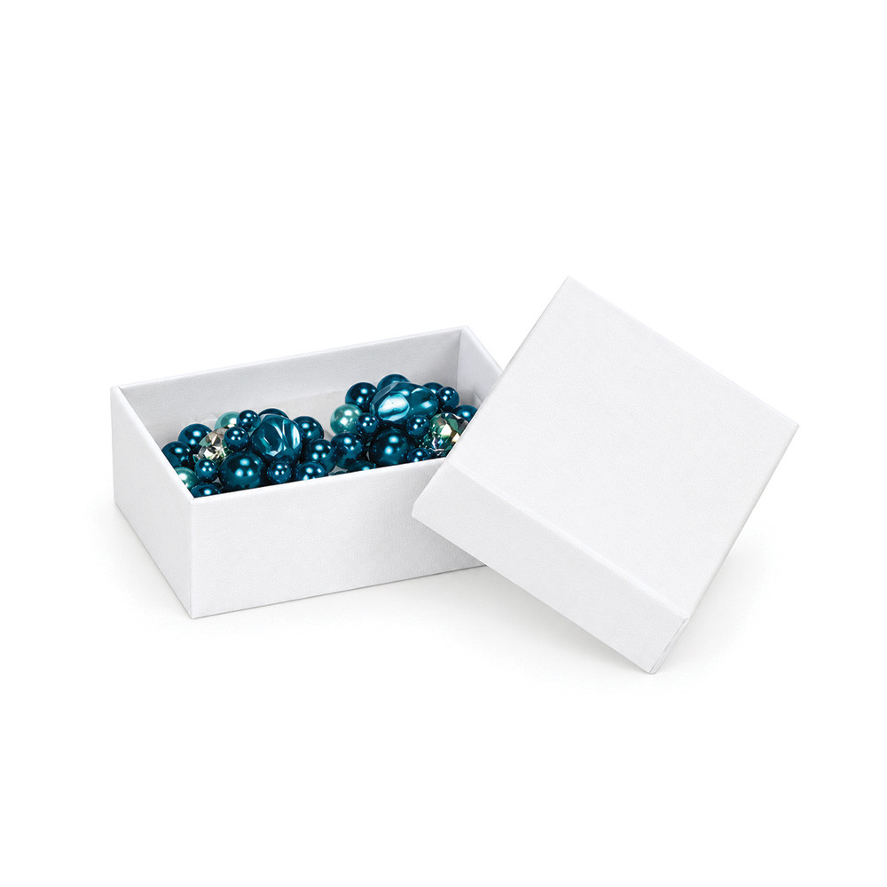White Kraft #21 Premium 2-1/2"x1-1/2"x7/8" Jewellery Box