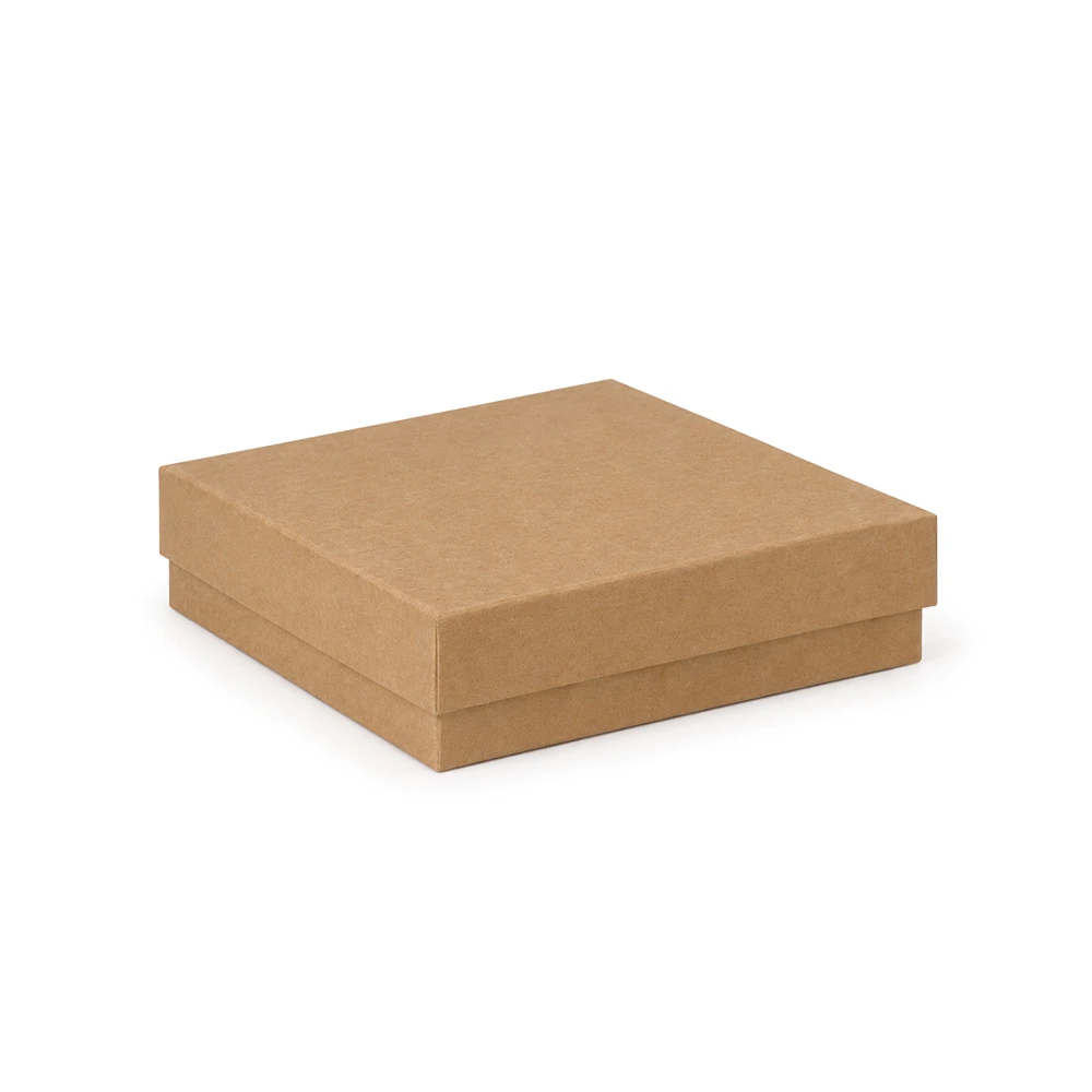 Kraft #33 Premium 3-1/2" x 3-1/2" x 1" Jewellery Box