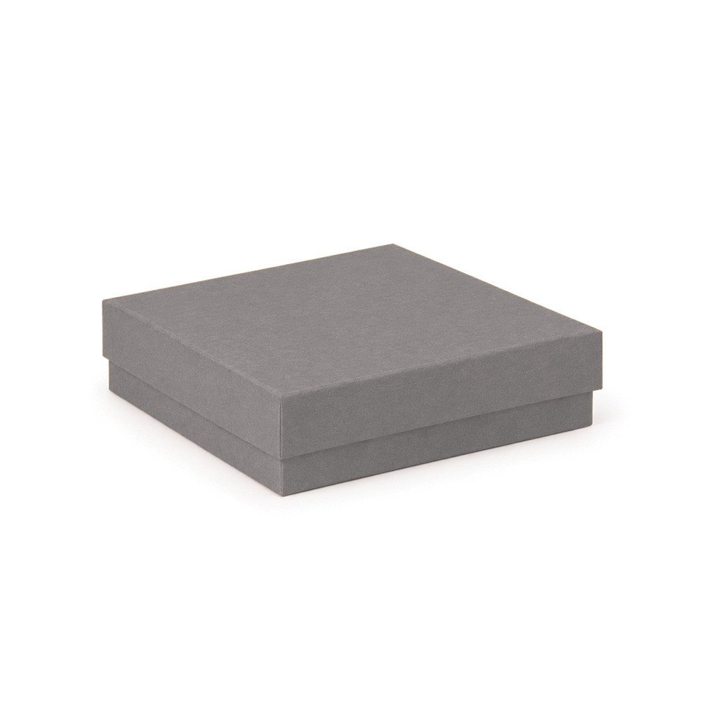 Grey #33 Premium 3-1/2" x 3-1/2" x 1" Jewellery Box