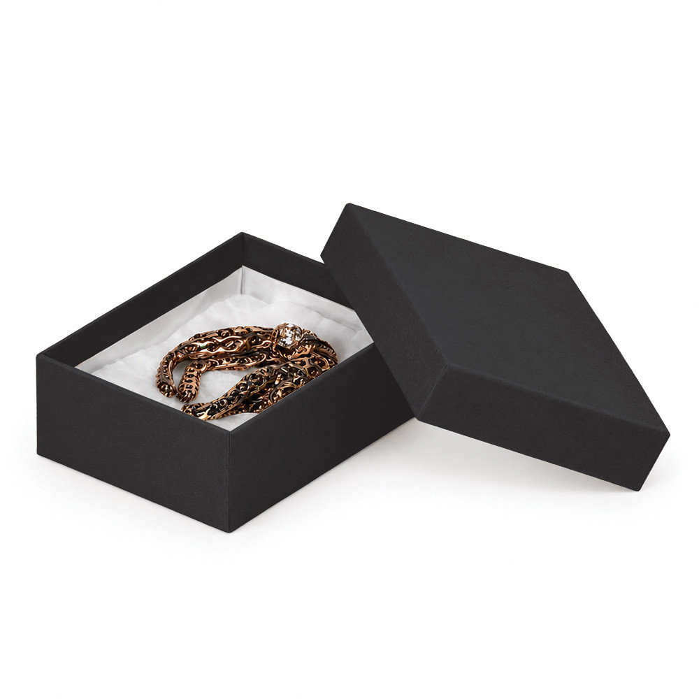 Black Kraft #32 Premium 3-1/16"x2-1/8"x1" Jewellery Box