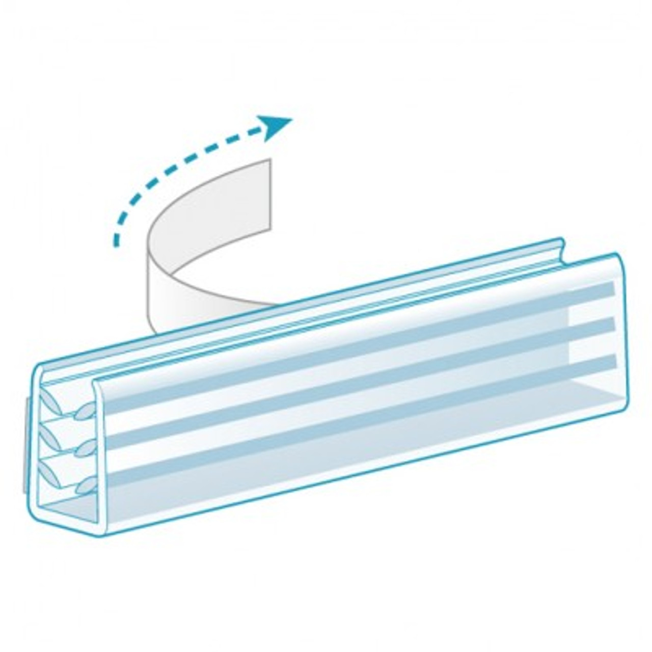 50:CL33 3" Adhesive Sign Strip