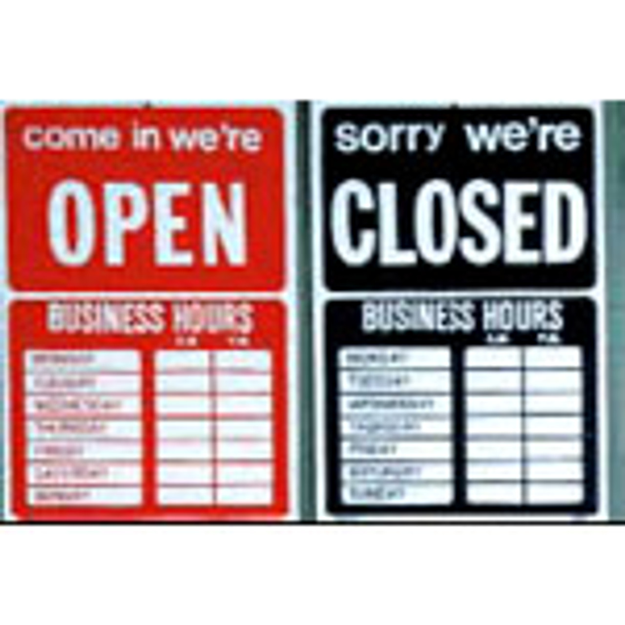 Small Open/Closed Sign