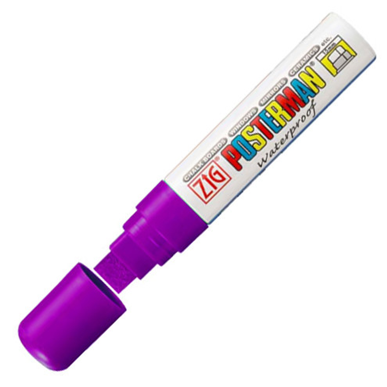 Violet 3/4" Zig Posterman Brand Waterproof Markers