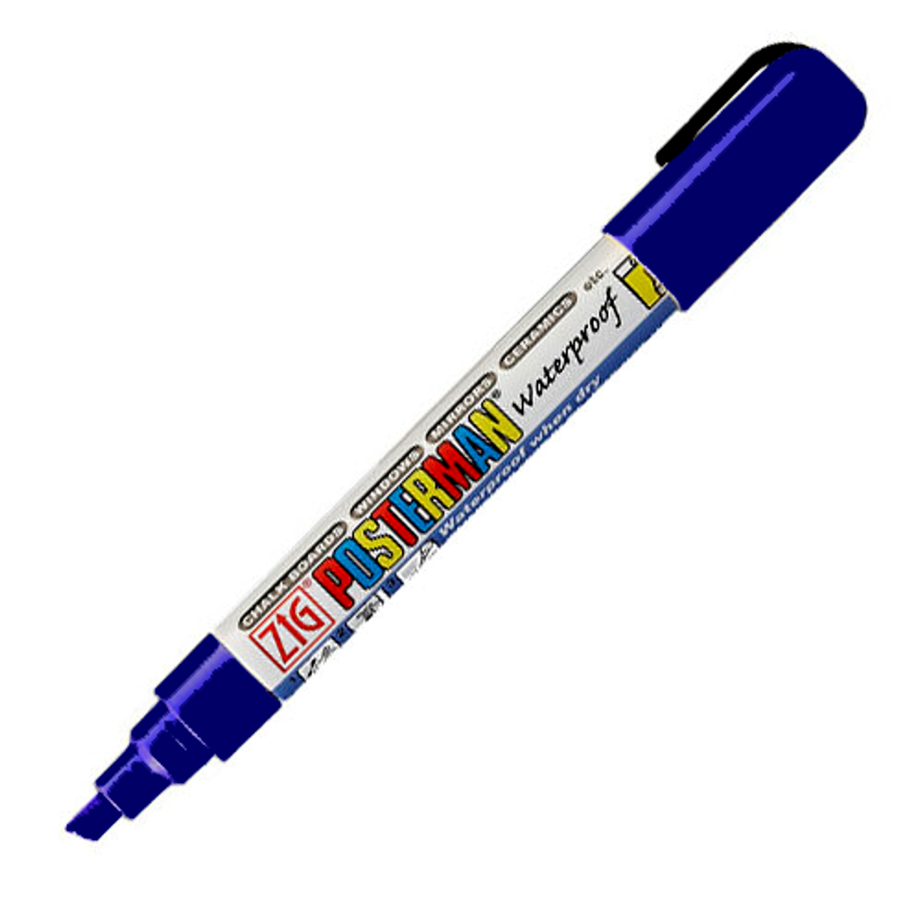 Dark Blue 1/4" Zig Posterman Brand Waterproof Markers