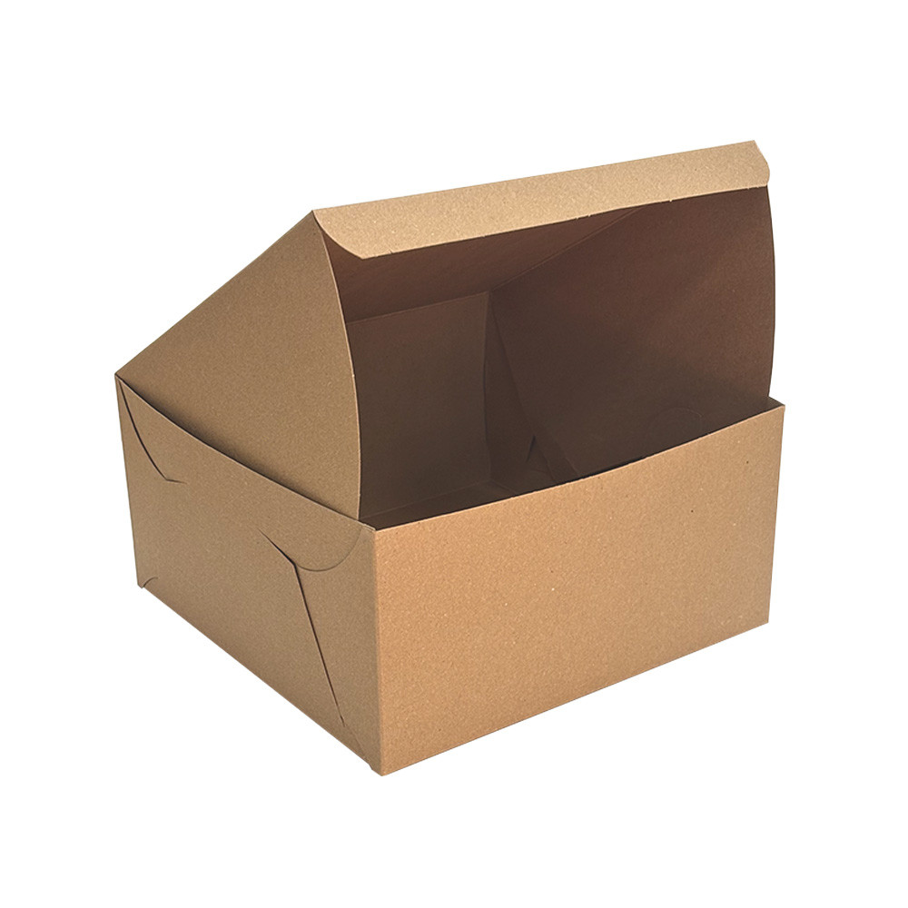 10" x 10" x 5" Kraft Cupcake Bakery Box to fit 6 Regular Cupcakes