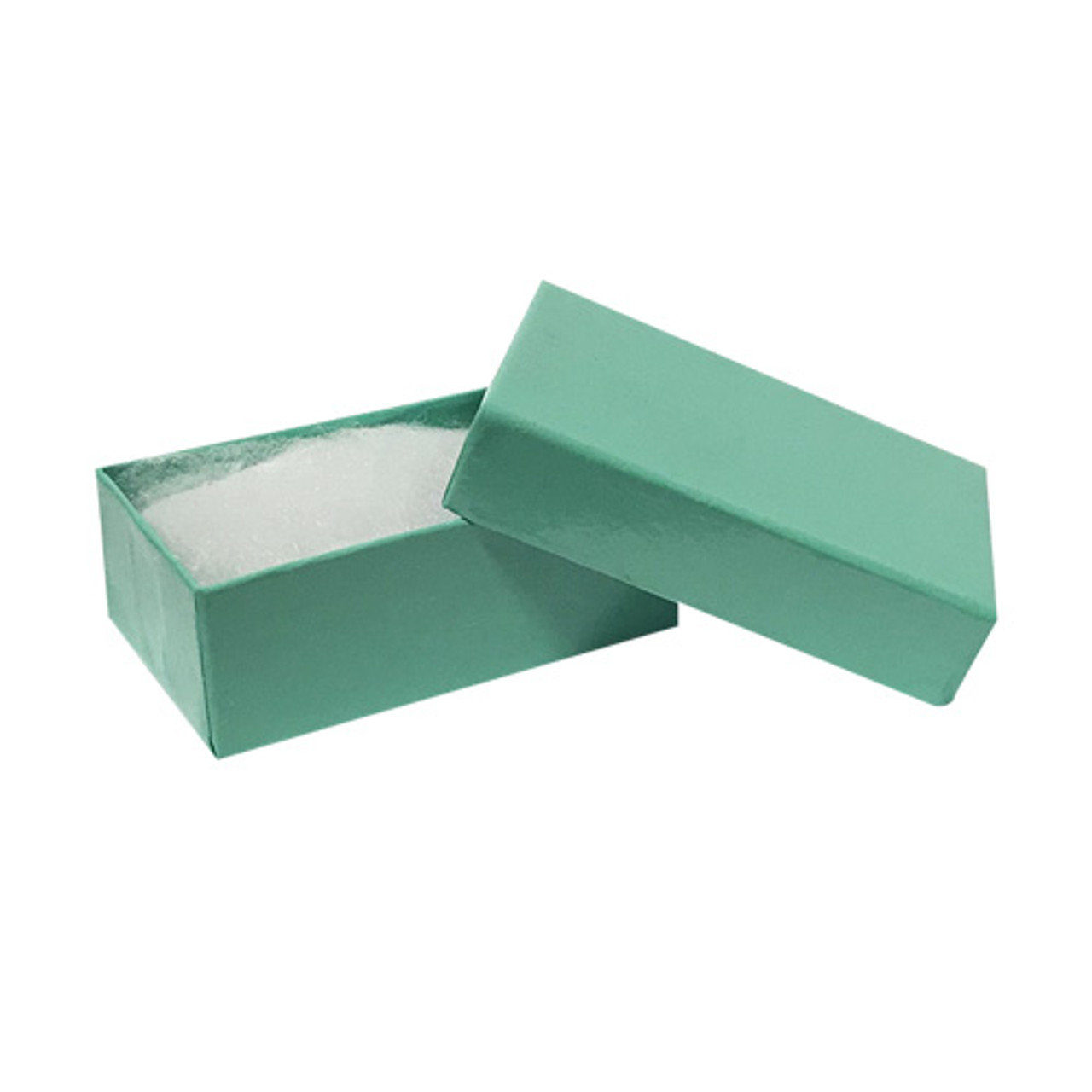 Teal Blue Gloss #21 Priced Right - 2-1/2"x1-1/2"x7/8" Jewellery Box