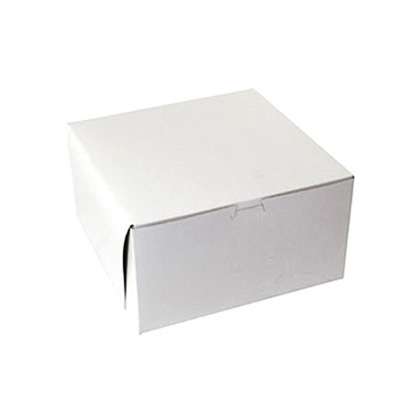 10" x 10" x 5" White Cupcake Bakery Box to fit 6 Regular Cupcakes per 100