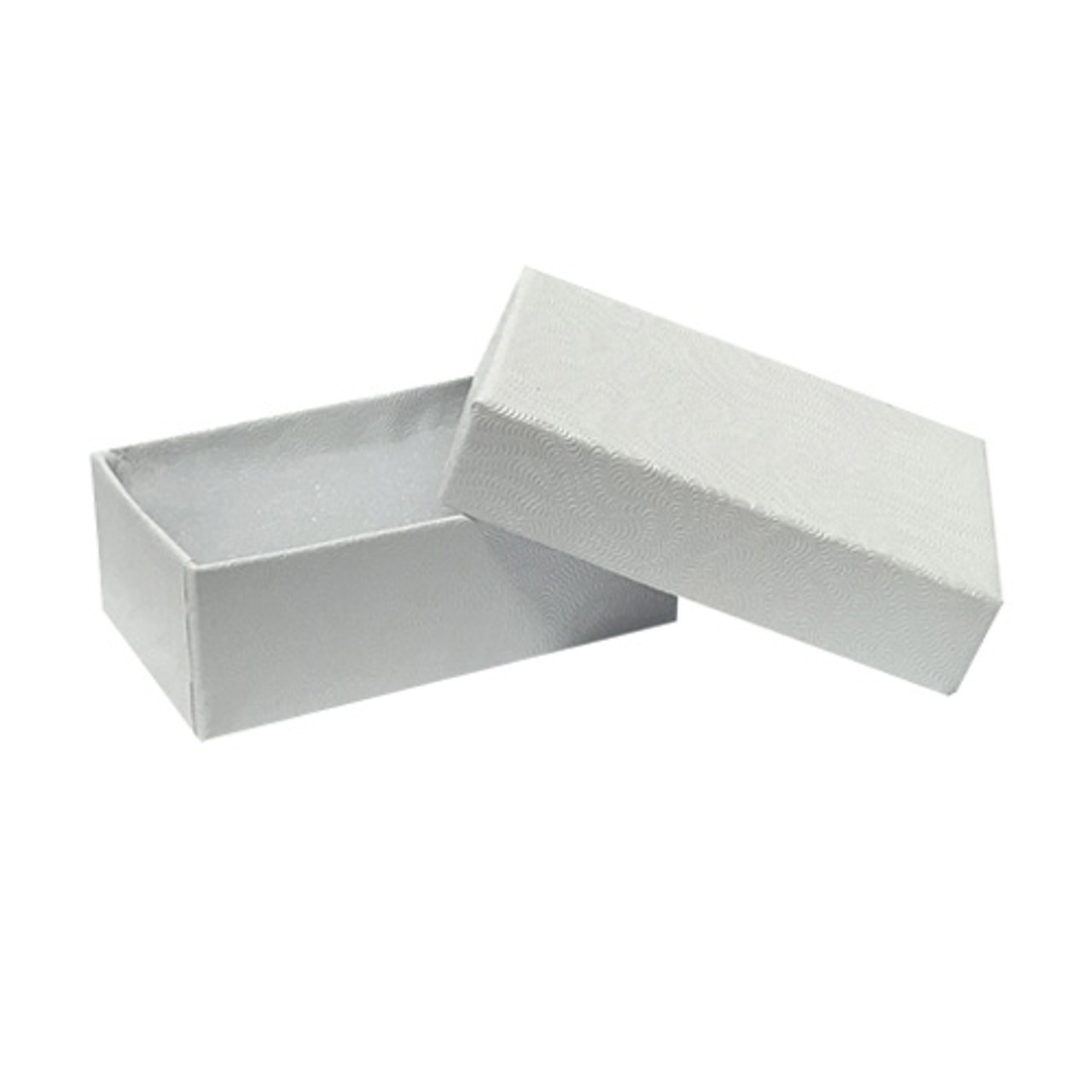 White Swirl #32 Priced Right - 3-1/16"x2-1/8"x1" Jewellery Box