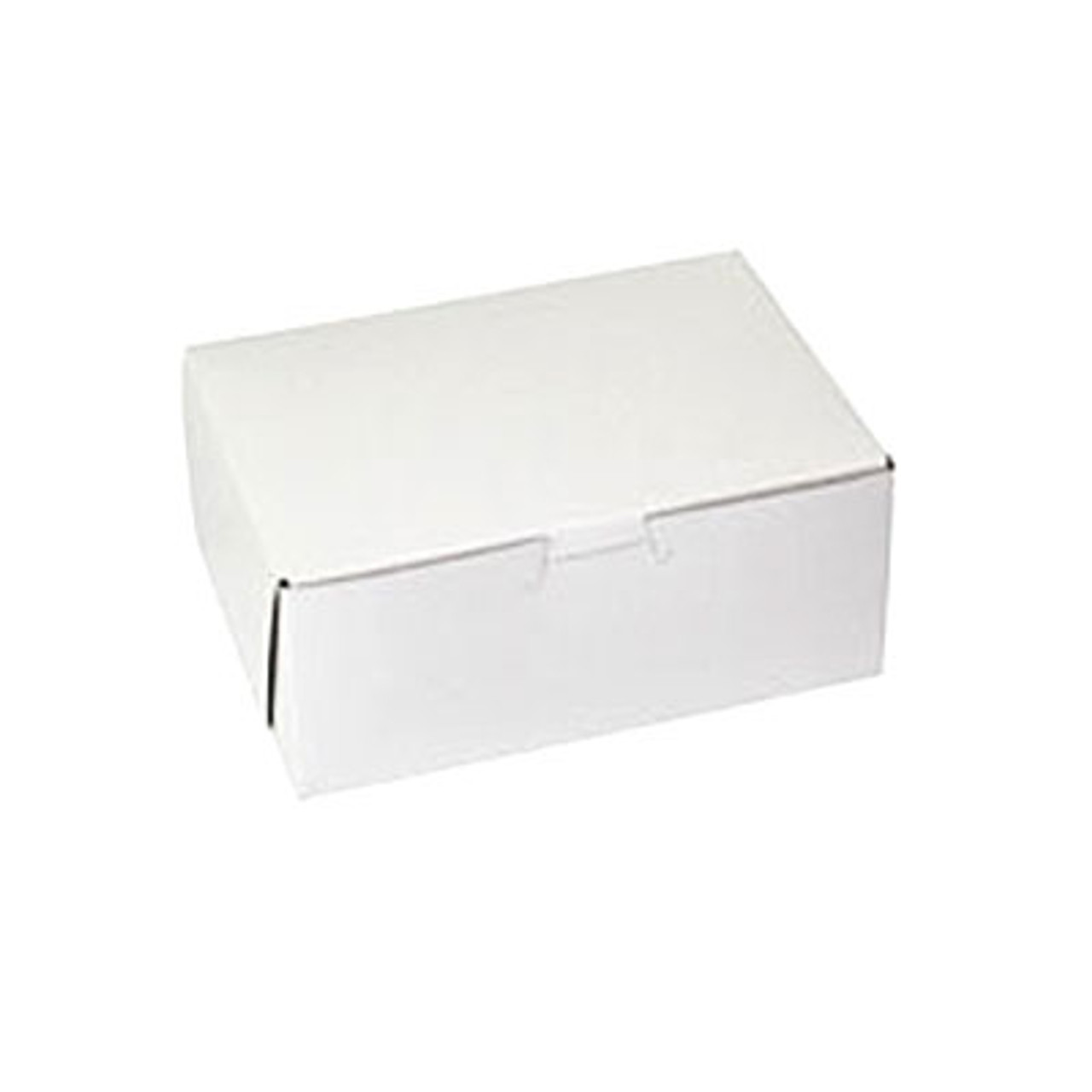 7" x 7" x 3-1/2" White Cupcake Bakery Box to fit 4 Regular Cup Size per 100
