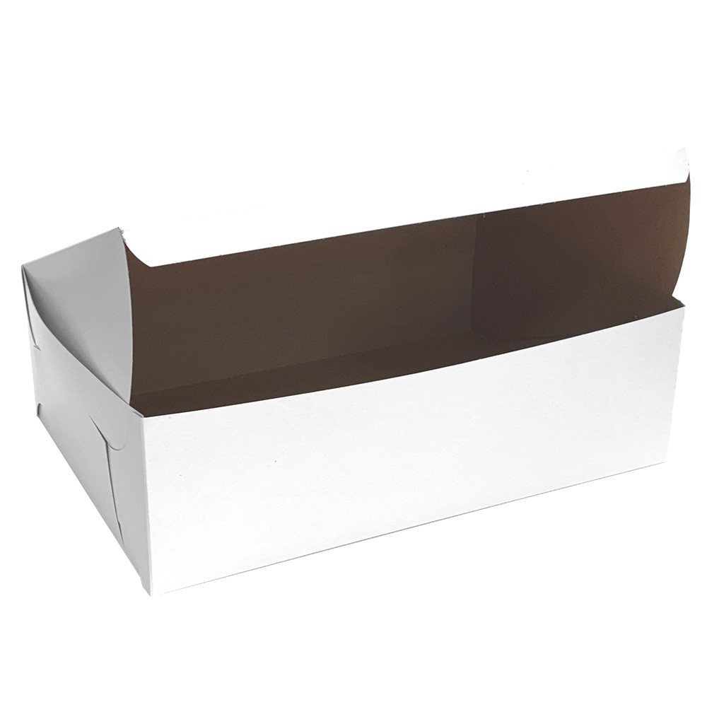 14-1/2" x 10" x 4-1/2" White Cupcake Bakery Box to fit 12 Regular Cup/24 Mini Cup Size