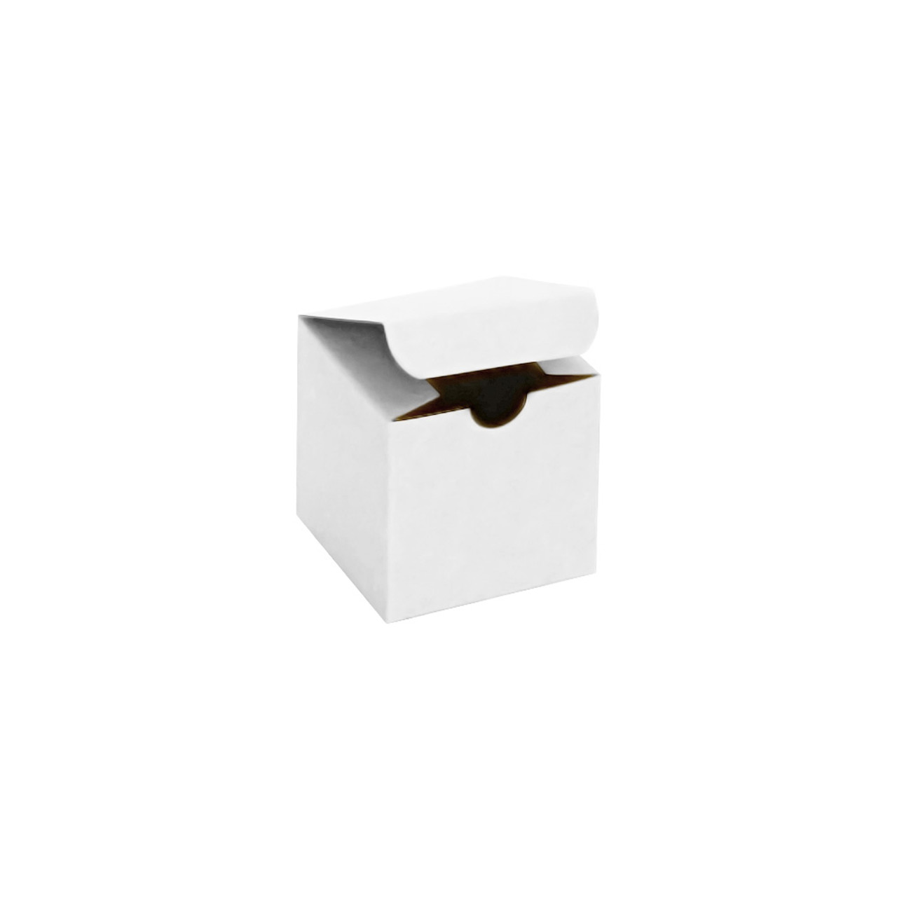 #33 White Pop N' Lock Giftware Box - 3"x3"x3"