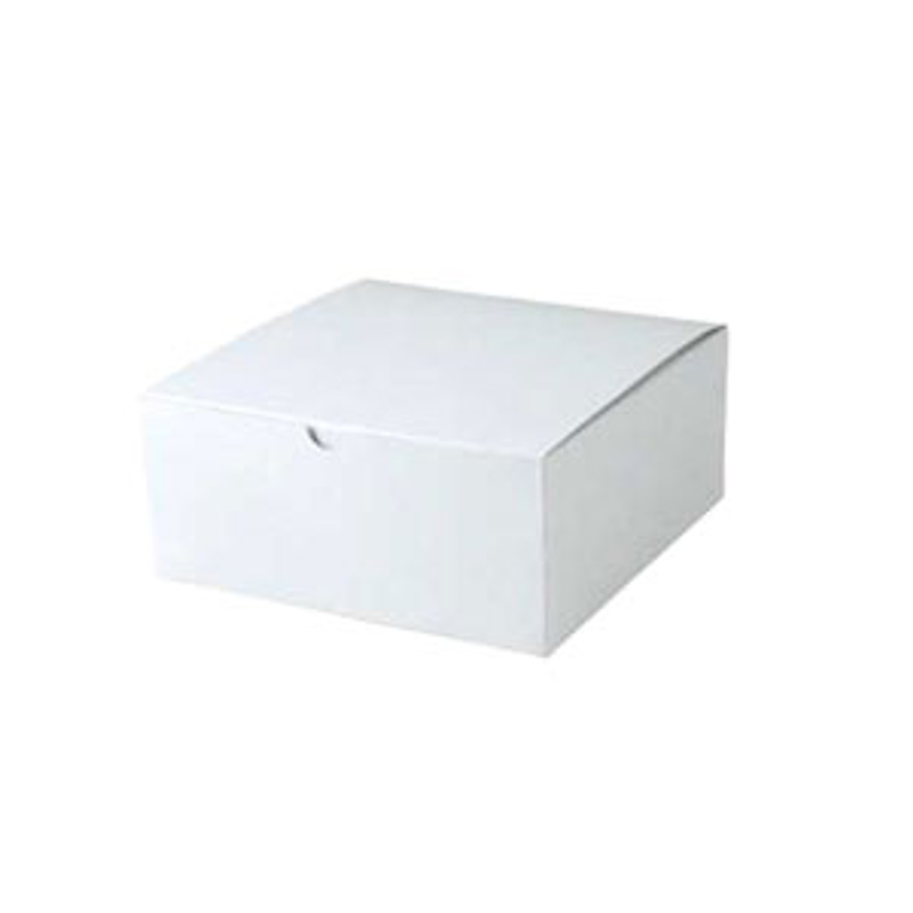 #64 White Pop N' Lock Giftware Box 6"x6"x4"