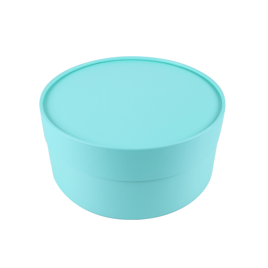 Boogie Blue Extra Large Round Rigid Boxes 9" diam. x 3-1/2"h