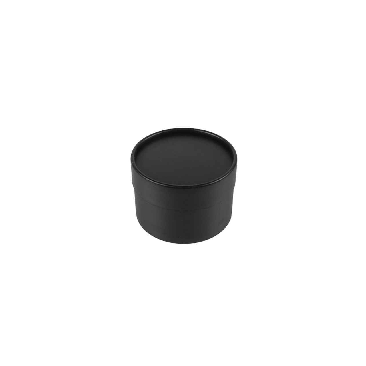 Black Matte - Small Round Rigid Boxes 3-1/2" diam. x 2"h