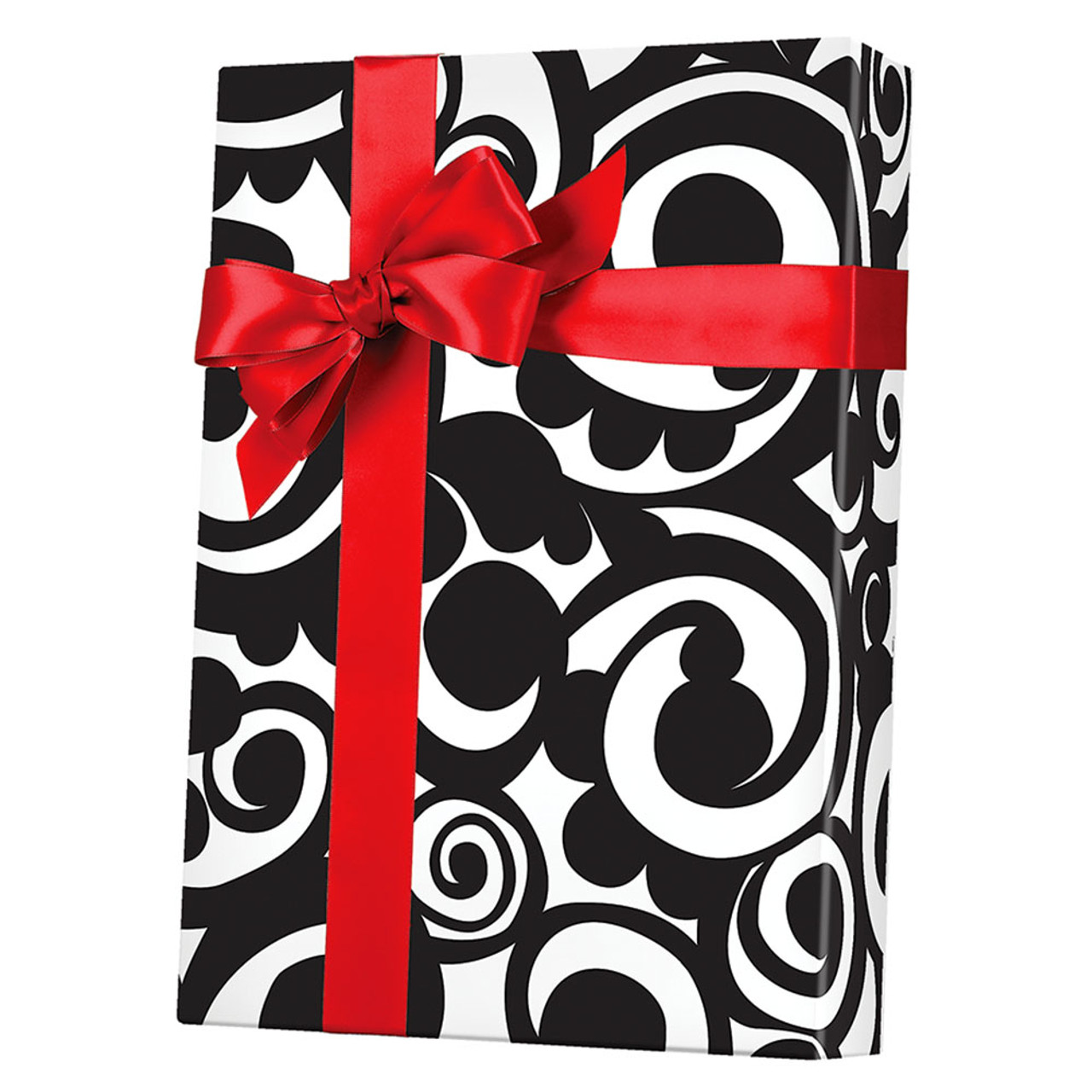 24" x 200' Bold Scroll Gift Wrap