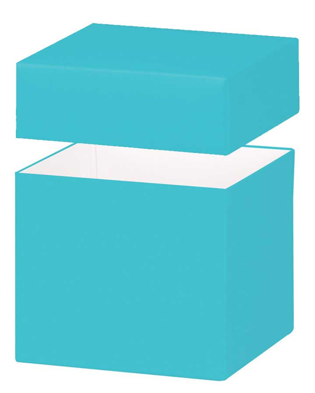 8"x8"x5" Deluxe Gourmet Gift Box-Robins Egg Blue