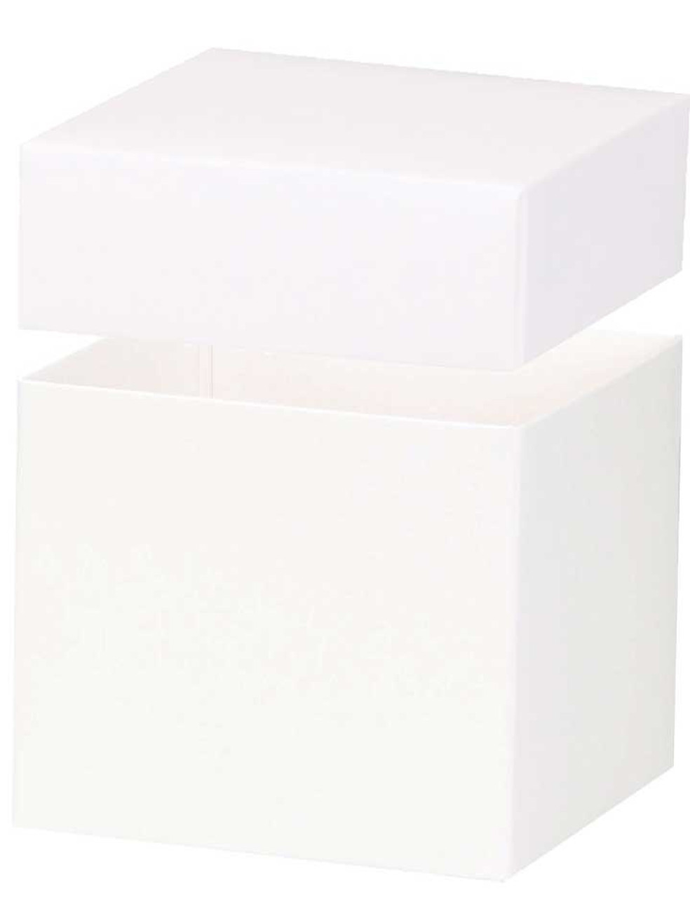 10"x10"x5-1/2" Deluxe Gourmet Gift Box-White