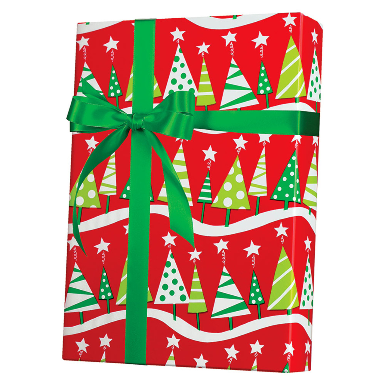 24" x 833' Christmas Tree Rock Gift Wrap